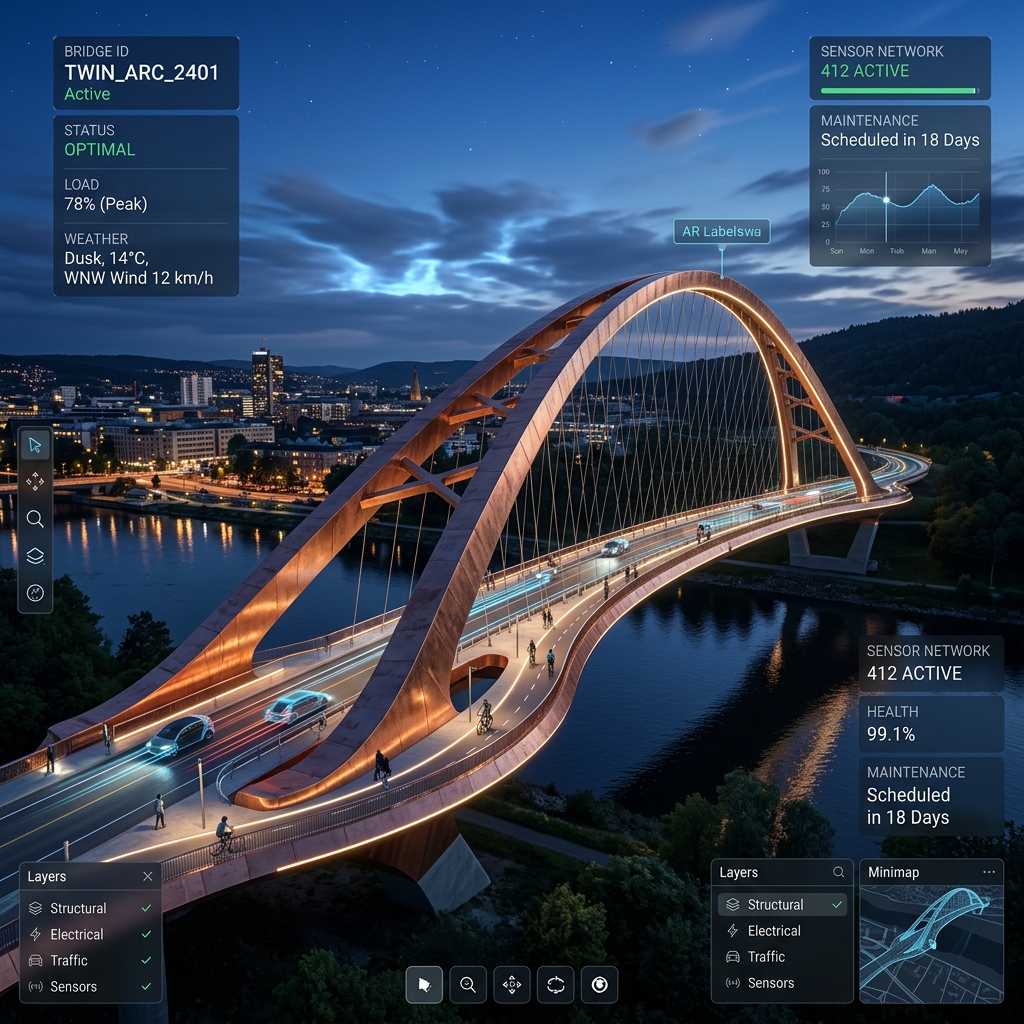 Bridge and structural digital twin capture
